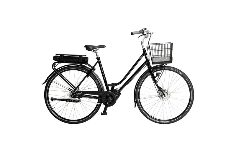 Naisten sähköpyörä Skeppshult NovaPremium 7-vaihteinen Spegelsvart