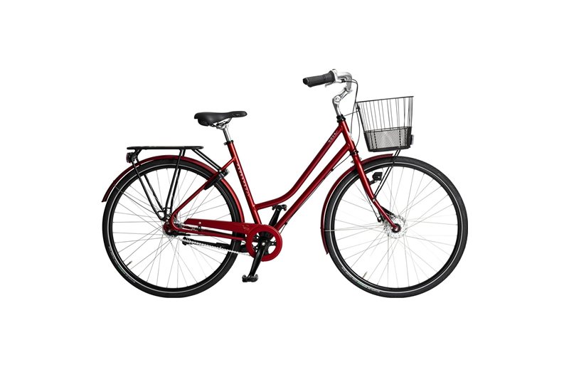 Damcykel Skeppshult Nova Premium 7-Vxl Flamröd Matt