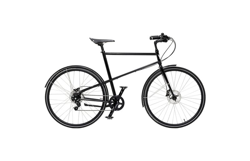 Herrcykel Skeppshult Z 11-Vxl Spegelsvart 58