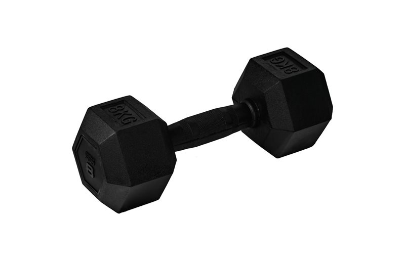 Käsipaino Master Fitness Nero Hex 8kg