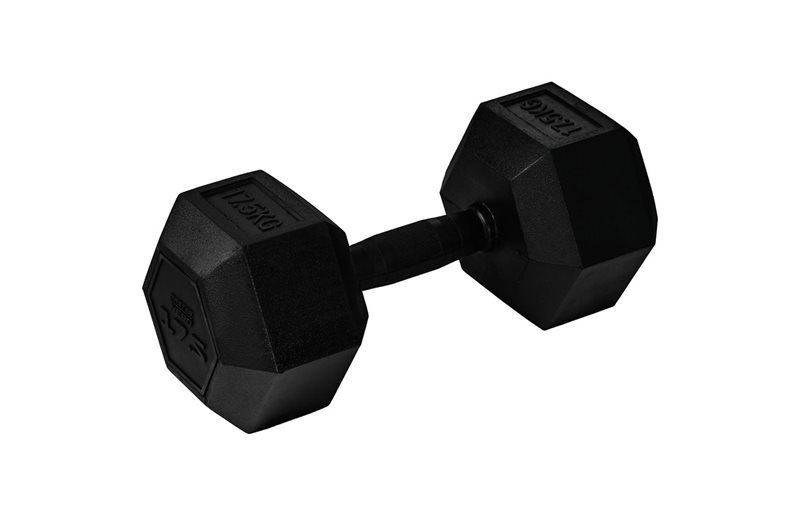Käsipaino Master Fitness Nero Hex 17.5kg