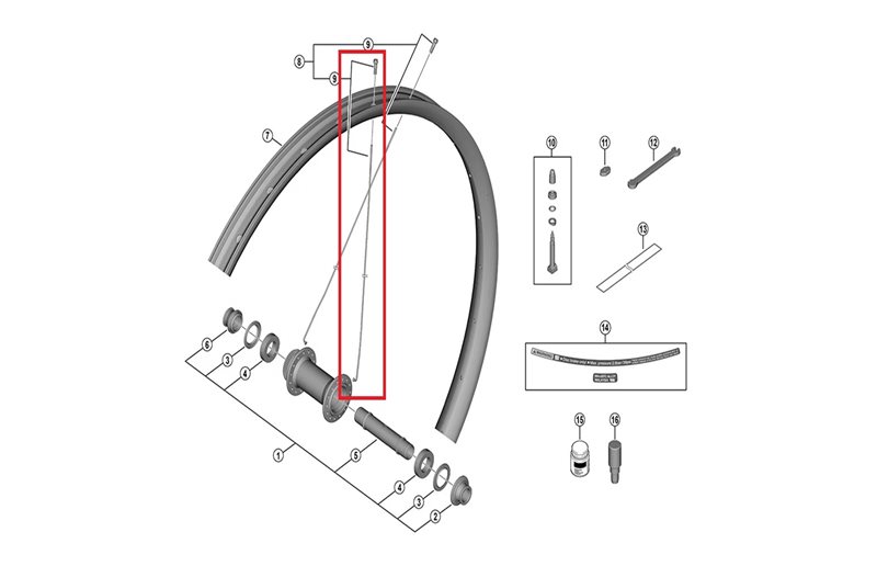 Eker & nippel Shimano Deore XT WH-M8200 J-bend 28-pack