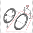 Shimano Cues Chain Guard w/ Screws 40T FC-U8000-1