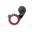 absoluteBLACK HOLLOWcage SRAM AXS Road Red