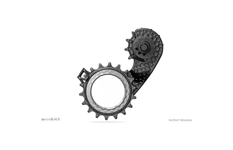 absoluteBLACK HOLLOWcage SRAM AXS Road Titanium