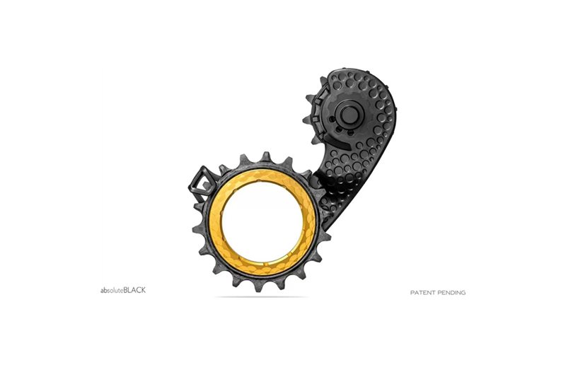 absoluteBLACK HOLLOWcage SRAM AXS Road Gold