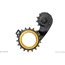 absoluteBLACK HOLLOWcage SRAM AXS Road Gold