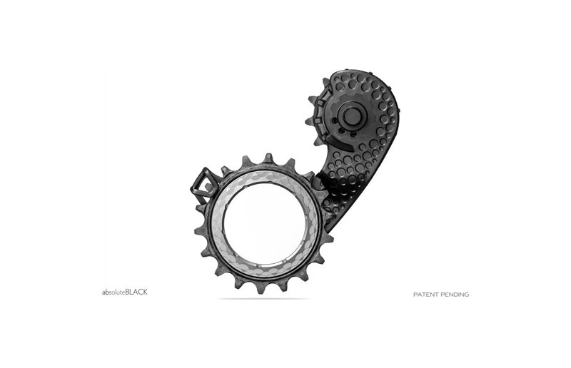 absoluteBLACK HOLLOWcage til Shimano Road Titanium