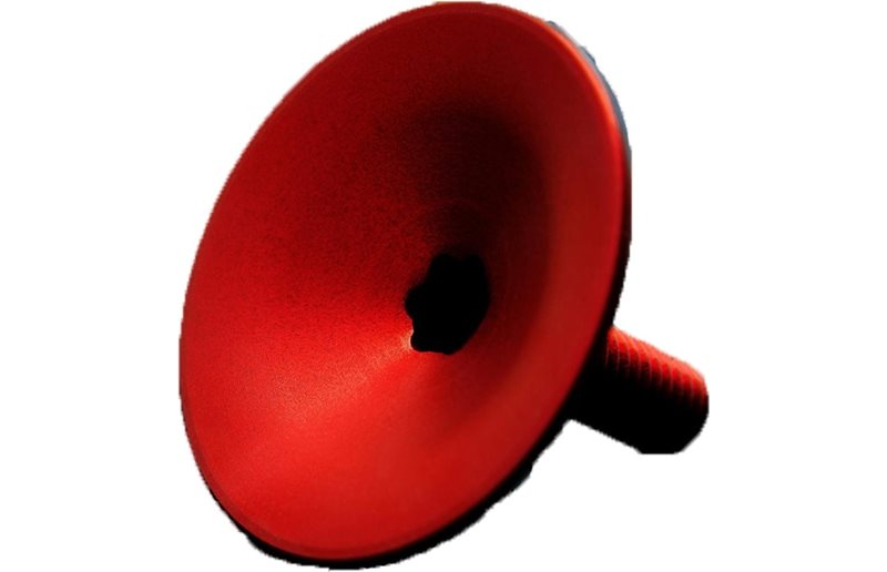 Top Cap absoluteBLACK One-Piece Red