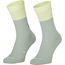 Strumpor Scott Block Stripe Crew Spray Grey/Acid Yellow