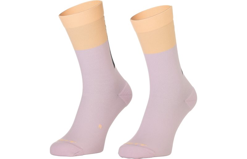 Strumpor Scott Block Stripe Crew Bliss Pink/Apricot Pink