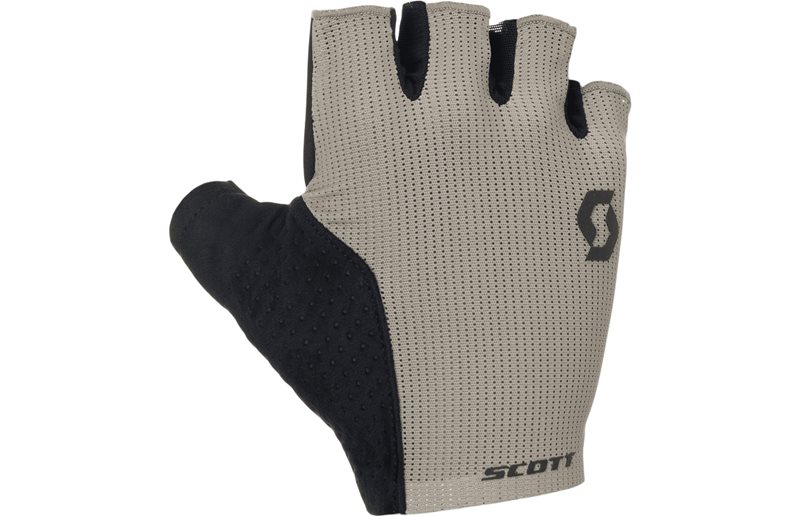Guantes Scott Essential Gel SF - Guantes De Ciclismo De Carretera Y MTB Con Gel Antivibraciones (Negro/Gris, Talla S)