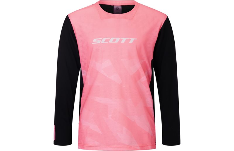 Cykeltröja Scott Tee Vertic Delta Jr LS Digital Pink
