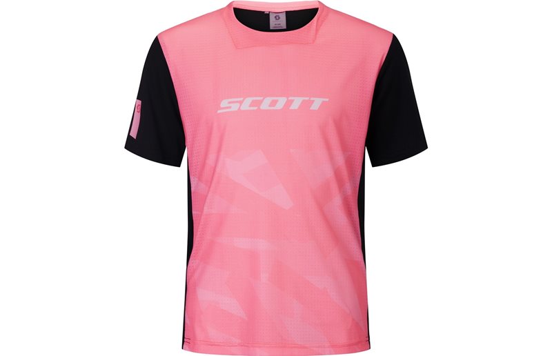 Cykeltröja Scott Tee Vertic Delta Jr SS Digital Pink