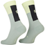 Strumpor Scott Block Stripe Crew Spray Grey/Acid Yellow