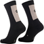 Strumpor Scott Block Stripe Crew Black/Faded Pink