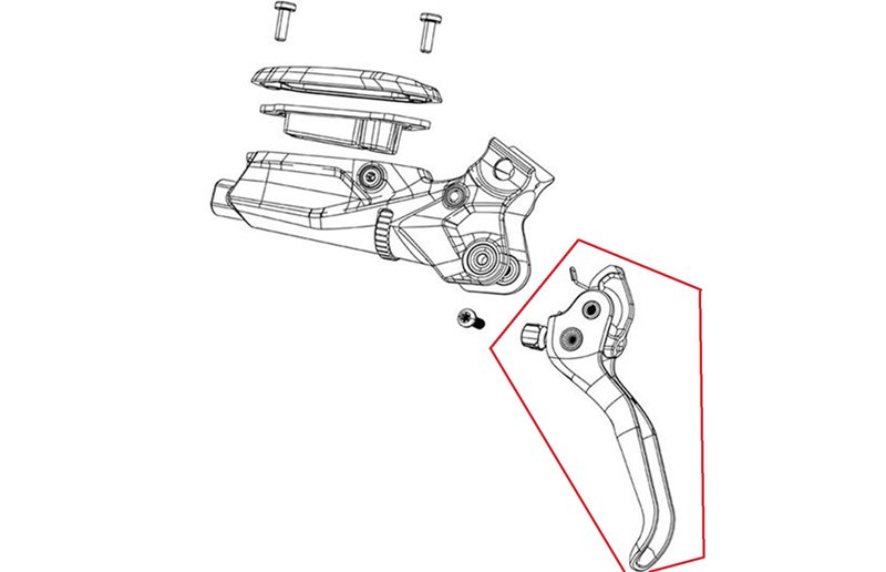 Jarrukahvasarja SRAM Maven Silver A1