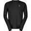 Cykeltröja Scott Trail Storm Warm Light LS Men's Tee Black