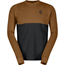Cykeltröja Scott Trail Storm Warm Light LS Men's Tee Bread Brown