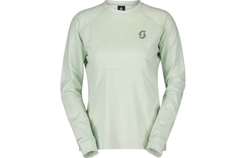 Cykeltröja Scott Trail Storm Warm Light LS Women's Tee Fresh Green
