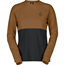 Cykeltröja Scott Trail Storm Warm Light LS Women's Tee Bread Brown