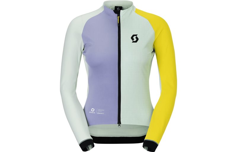 Cykeljacka Scott RC Pro Warm GORE-TEX-Remix Women's Jacket Fresh Green/Heather Purple