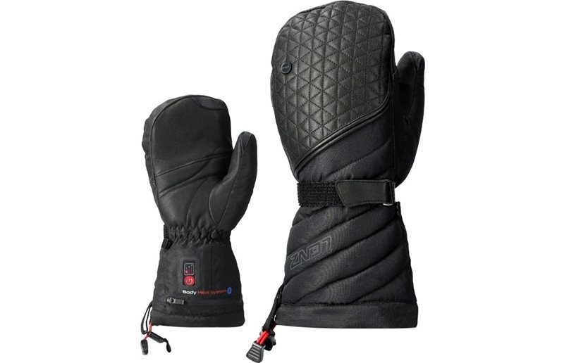 Värmehandskar Lenz Heat Glove 6.0 Finger Cap Mittens Women Black