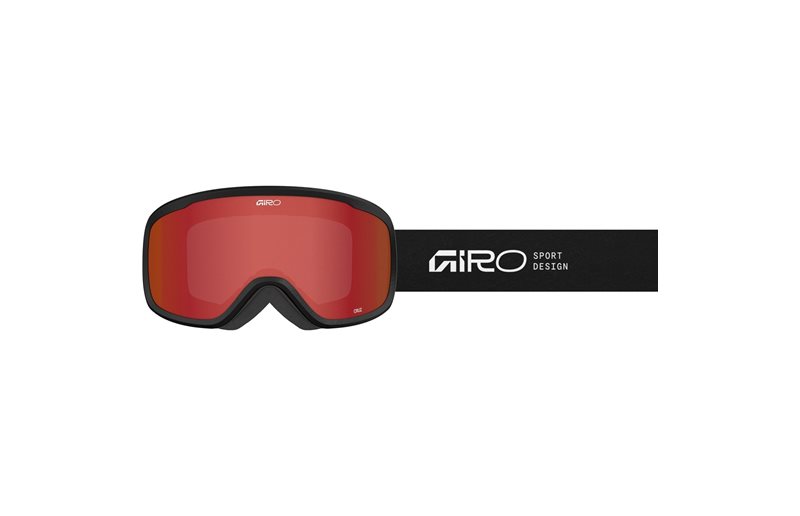 Goggle-ajolasit GIRO Cruz Black Stacked/Amber Scarlet