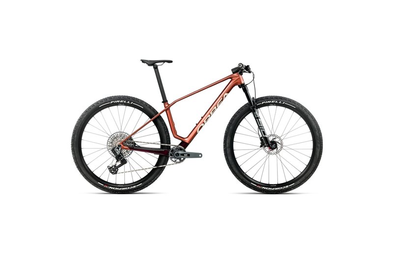 Hardtail MTB Orbea Alma M-Pro GX AXS Mars Red/Metallic Burgundy Red