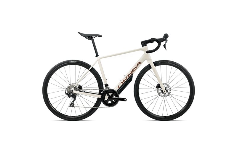 Racersykkel allround Orbea Avant H30 2X Ivory White/Bronze