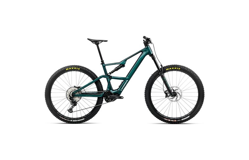 Sähkömaastopyörä Orbea Rise LT H20 630Wh Escape Green/Splash Ice Green