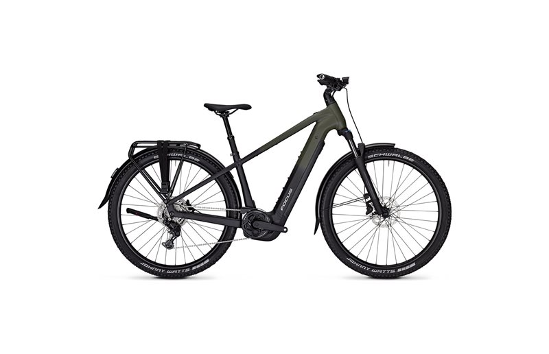 Sähköretkipyörä Focus Aventura2 6.7 X Black Green