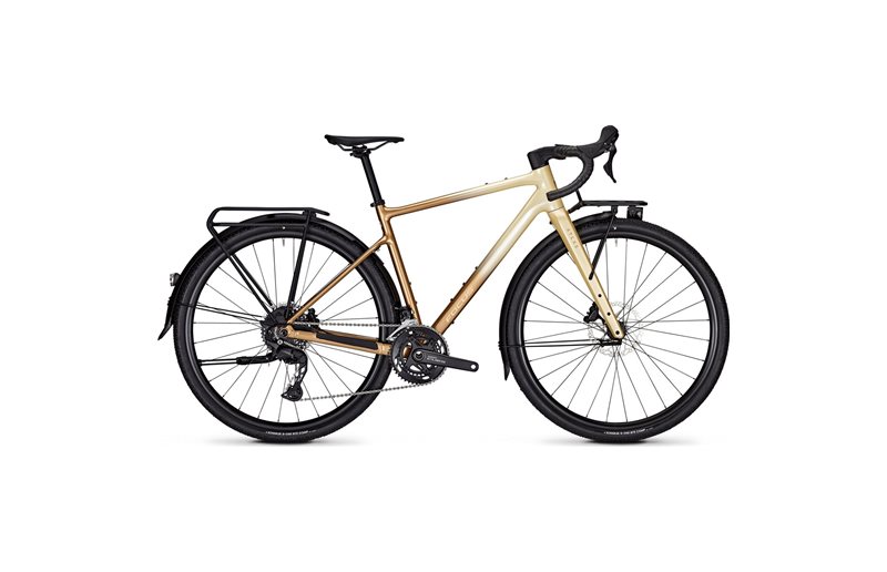 Gravel-pyörä Focus Atlas 6.8 EQP Silver Bronze