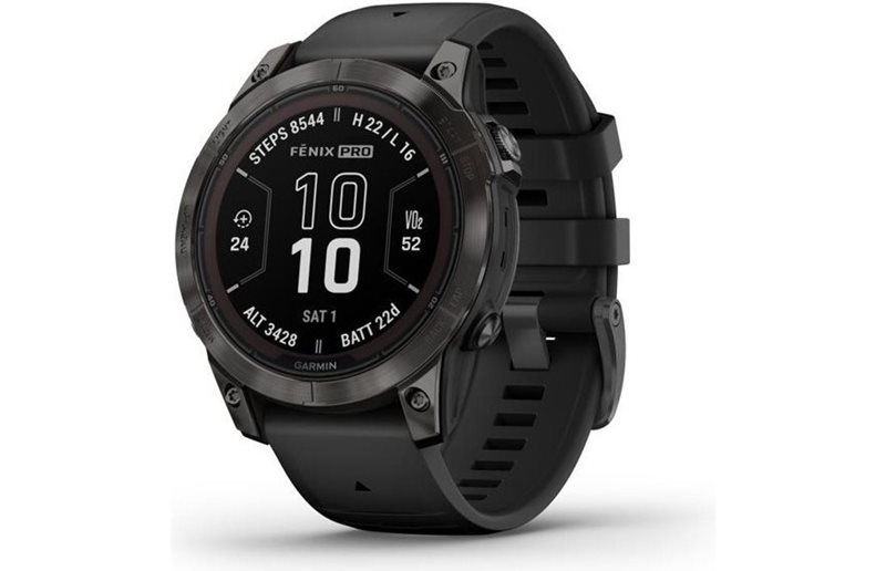 Multisport-älykello Garmin Fenix 7 Pro Sapphire Solar Musta