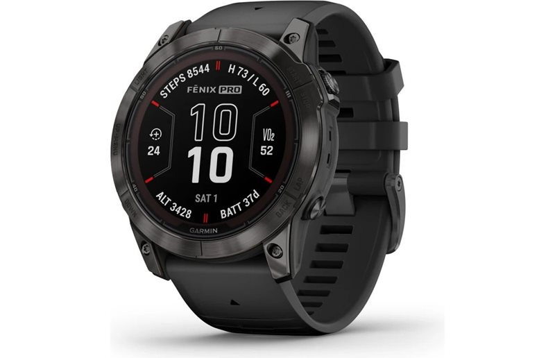 Multisport-älykello Garmin Fenix 7X Pro Sapphire Solar Musta