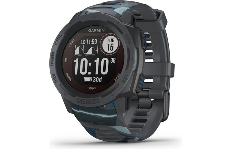 Urheilukello Garmin Instinct Solar GPS Surf Edition Gray