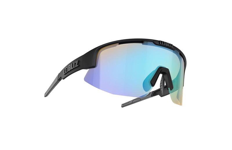 Pyöräilylasit Bliz Matrix Nano Optics Black/Coral Orange Blue