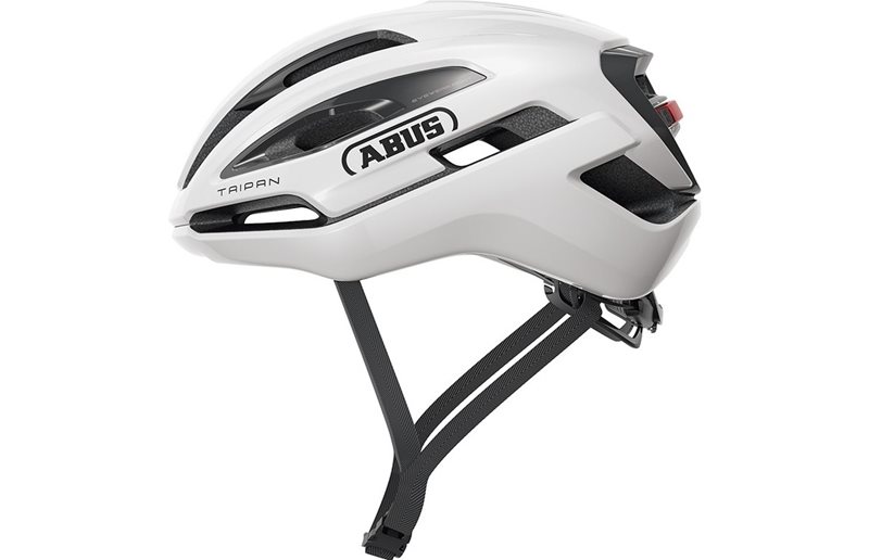 Cykelhjälm ABUS Taipan LED Shiny White