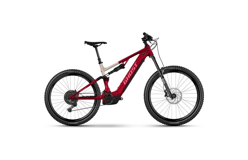 El MTB Ghost E-ASX Essential Rebel Red/Pebble