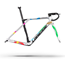 Stelkit Lapierre Xelius DRS Frameset Rainbow Chrome