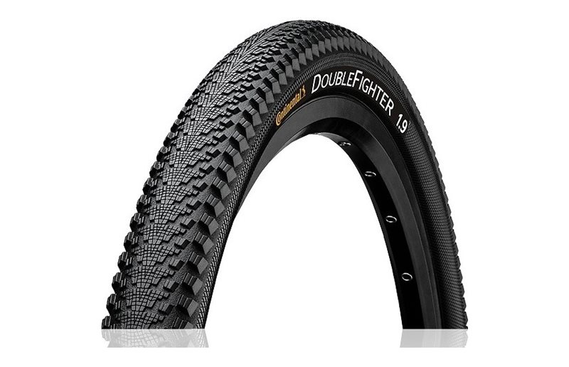 Cykeldäck Continental DoubleFighter III Black Reflex