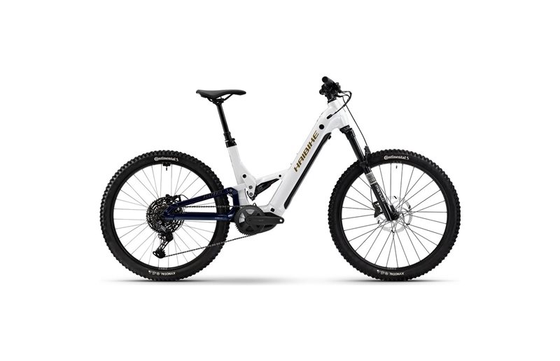 El MTB Haibike ALLTRAIL 8 Low White/Blue/Gold
