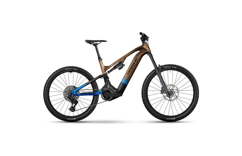 El MTB Haibike HYBE CF 9 Bronze/Azure/Black