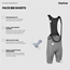 Cykelbyxor Korta GripGrab PACR Bib Shorts Grey
