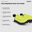 Skoovertrekk GripGrab PACR Windproof Road Toe Covers Yellow Hi-Vis