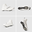 Skoöverdrag GripGrab Faststream Aero Shoe Covers White