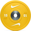 Viktskivor Nike Strength Pro Urethane Bumper Plates 15 kg