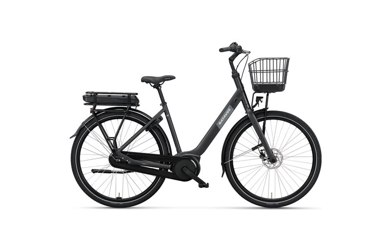 El-hybridcykel Batavus Altura CP Plus City DK Smoking Black