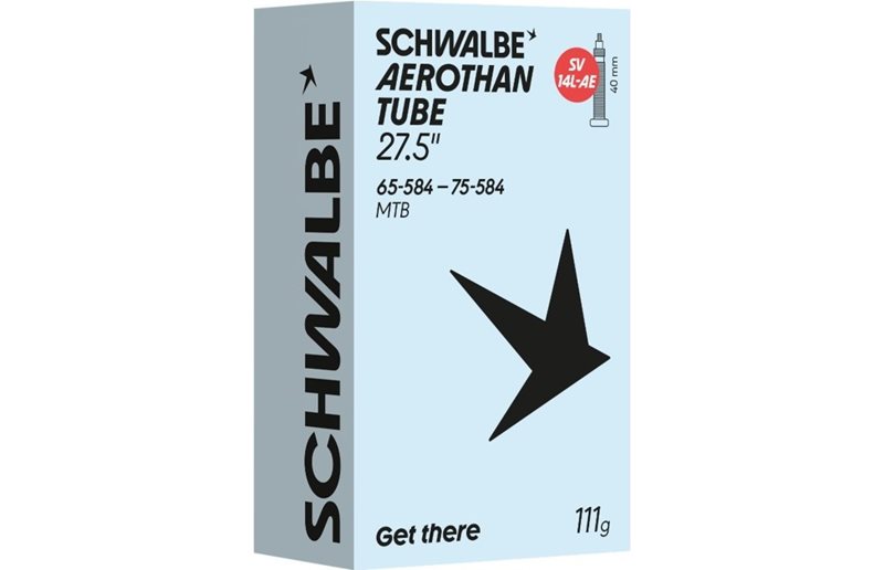 Cykelslang Schwalbe Aerothan SV14L-AE 65/75-584 Presta 40mm | Cykloteket.se