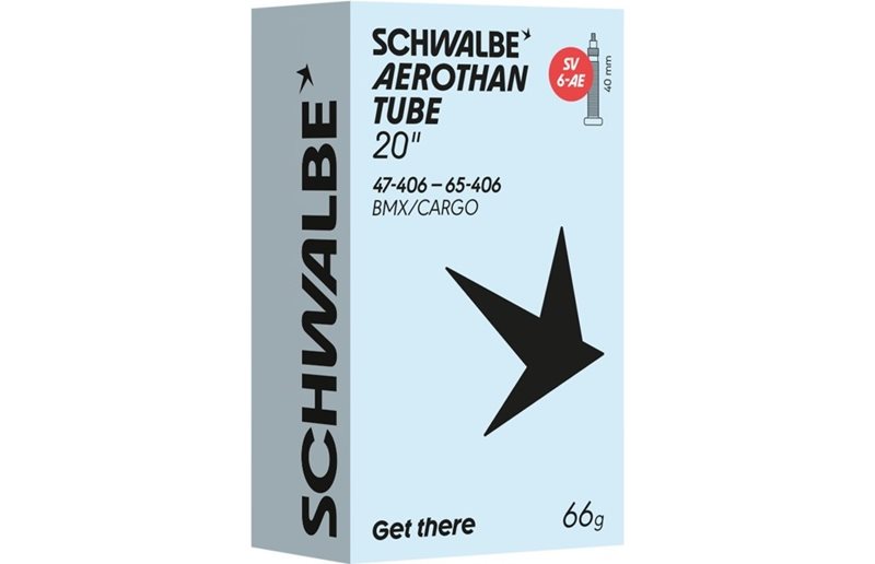 Cykelslang Schwalbe Aerothan SV6-AE 47/65-406 Presta 40mm